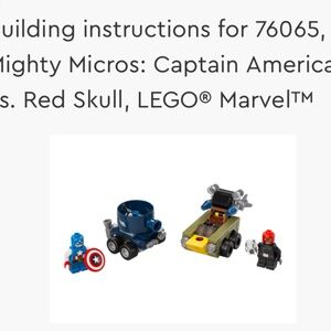 Lego Mighty Micros Superhero 4 sets